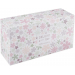 Kapesníčky Deluxo 100 ks 4vrstvé v krabičce, pastelové květy - Kapesníčky Deluxo 100 ks 4vrstvé v krabičce, pastelové květy