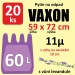 Pytle na odpad Vaxon 60l, 20ks, 11m, fialov s vn levandule - Pytle na odpad Vaxon 60l, 20ks, 11mi, fialov s vn levandule
