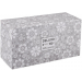Kapesníčky Deluxo 150 ks 3vrstvé v krabičce, šedé květy - Kapesníčky Deluxo 150 ks 3vrstvé v krabičce, šedé květy