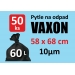 Pytle na odpad Vaxon 60l, 50ks, 10µm, černé - Pytle na odpad Vaxon 60l, 50ks, 10µm, černé