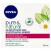 NIVEA krm Pure&Natural zklidujc such/citl. ple 50 ml - NIVEA krm Pure&Natural  zklidujc such a citl. ple 50 ml
