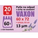 Pytle na odpad Vaxon 60l, 20ks, 13µm, vázací, fialové s vůní levandule - Pytle na odpad Vaxon 60l, 20ks, 13µm, vázací, fialové s vůní levandule