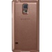 Pouzdro SAMSUNG EF-CG900BF flip S-View Galaxy S5, Gold - SAMSUNG EF-CG900BF