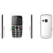 Telefon ALIGATOR A680 Senior White s nabjecm stojnkem - ALIGATOR A680 Senior White