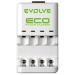 EVOLVE ECOcharger - regenertor jednorzovch baterii (alkalickch) a dobjeka akumultor (Ni-MH,  - ECOcharger