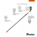 esek ovoce s teleskopickou ty 150-375cm - esek ovoce s teleskopickou ty 150-375cm