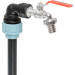 Kohout v�pustn� kovov� 3/4" s p��pojkou na IBC n�dr� - Kohout v�pustn� kovov� 3/4