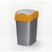 Koš odpadkový Curver FLIPBIN 25l stříbrná/žlutá 02171-535 - dop13565-2