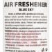GO! Air Freshener Blue Sky osvova vzduchu 1 l - dro45834-e