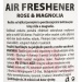 GO! Air Freshener Rose & Magnolia osvova vzduchu 1 l - dro45833-e