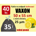 Pytle na odpad Vaxon 35l, 40ks, 25 µm, stahovací, vůně citronu, khaki - dro51339-xa