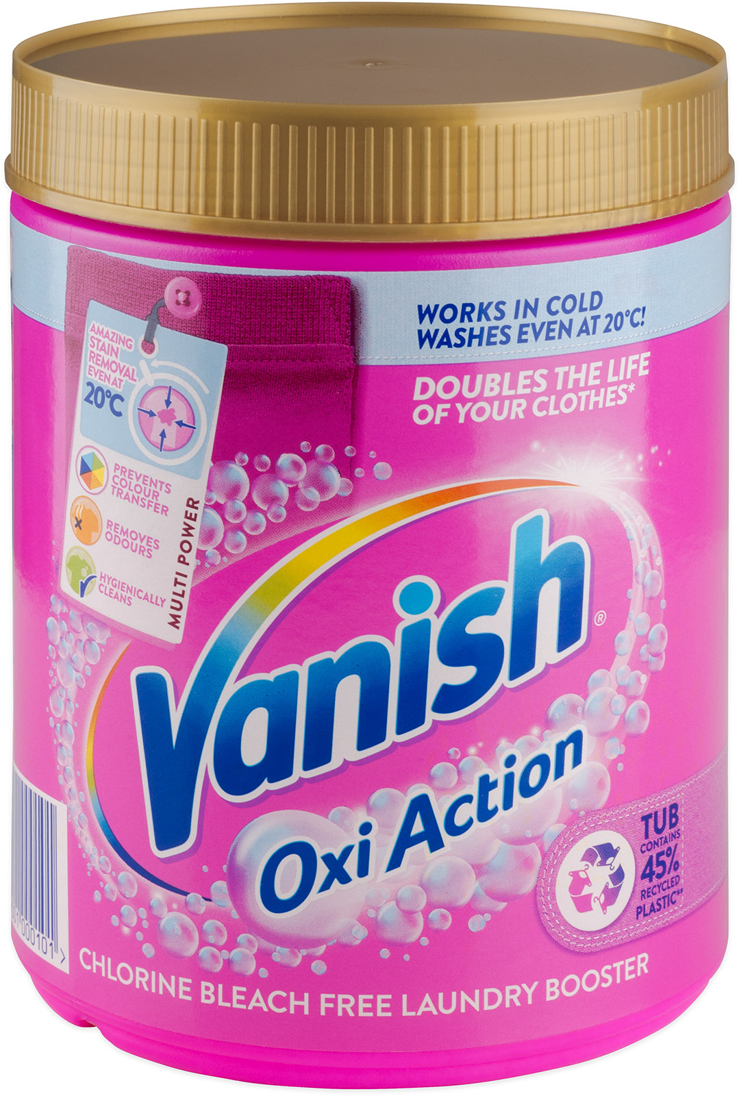 VANISH Oxi Action Gold 1 kg prášek na odstranění skvrn 189 Kč