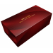 Kapesníčky Deluxo 200 ks 2vrstvé v krabičce, červené - dro47030-xm
