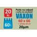 Pytle na odpad Vaxon pevné 60l, 20ks, 20µm, vázací, modré - dro49057-xb