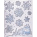 Okenn dekorace modr 22 x 31 cm - pap10031-a
